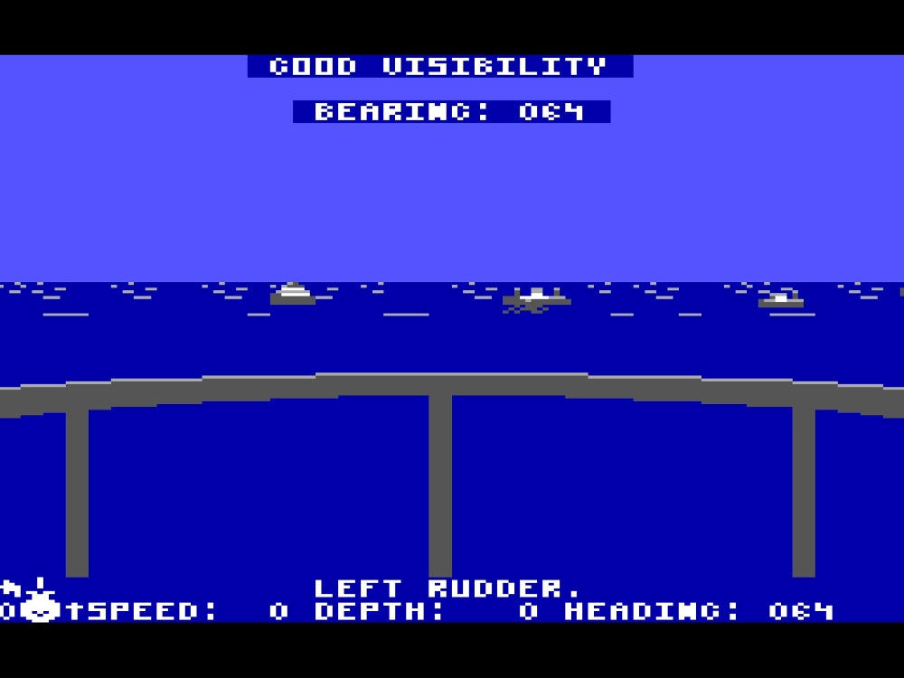 Gameplay of Silent Service for DOS